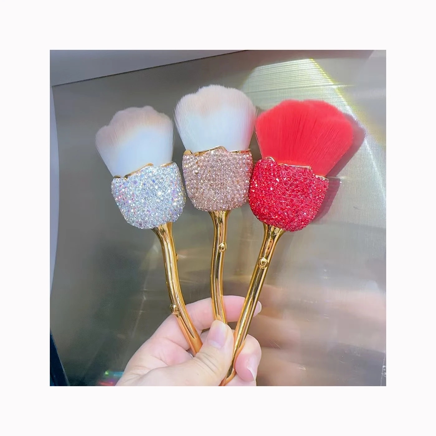 Assorted Crystal Rose Brush Colors