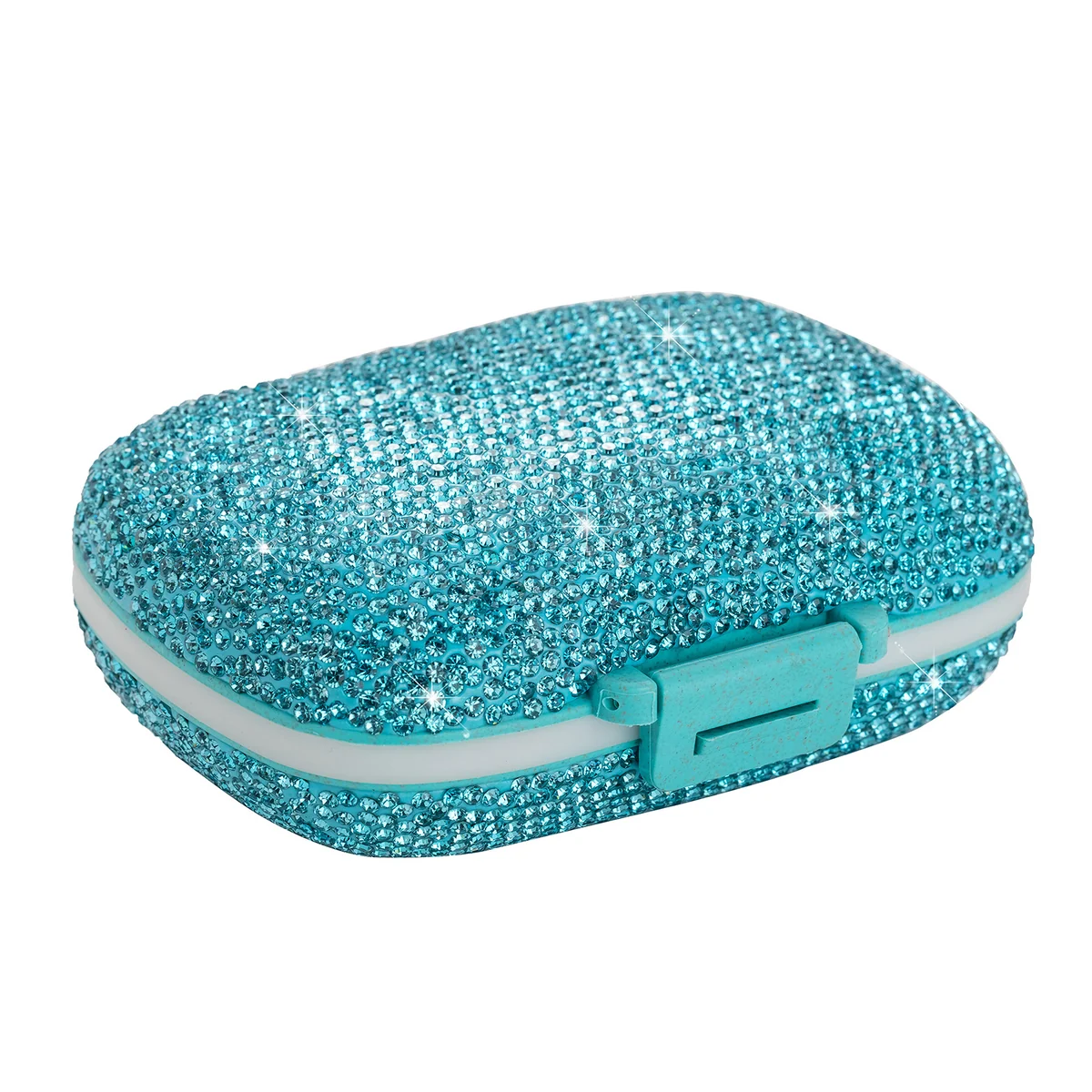Colorful Rhinestone Pill Box Collection for wholesale and custom orders